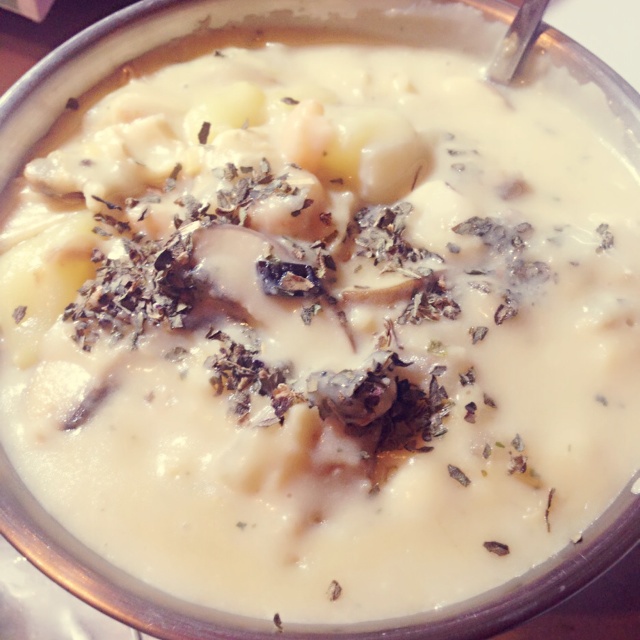 海鲜浓汤seafood chowder