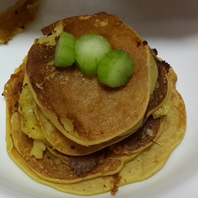 香蕉牛奶小煎饼