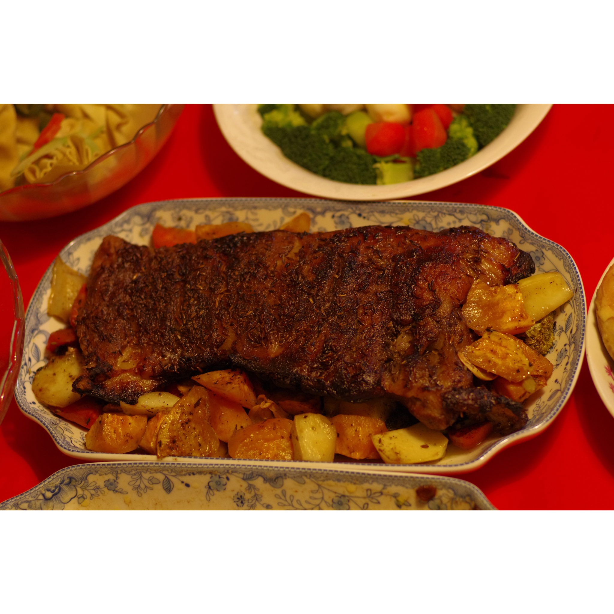 孜然蒜香烤羊腿