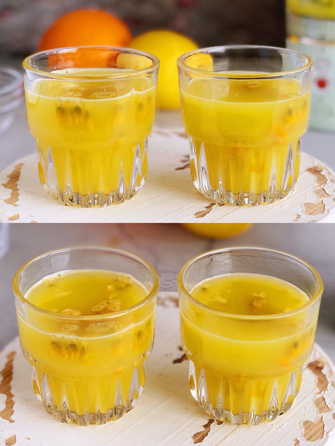 冰爽冷萃水果茶(香橙百香果),拯救炎热夏天仅需10分钟的做法