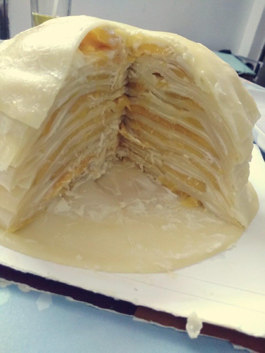 榴莲千层（超软糯蛋皮配方٩( ᐛ )و