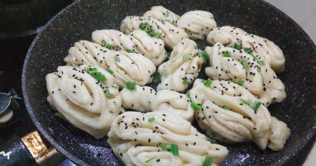 一定要做！—煎卷子【生煎花卷】