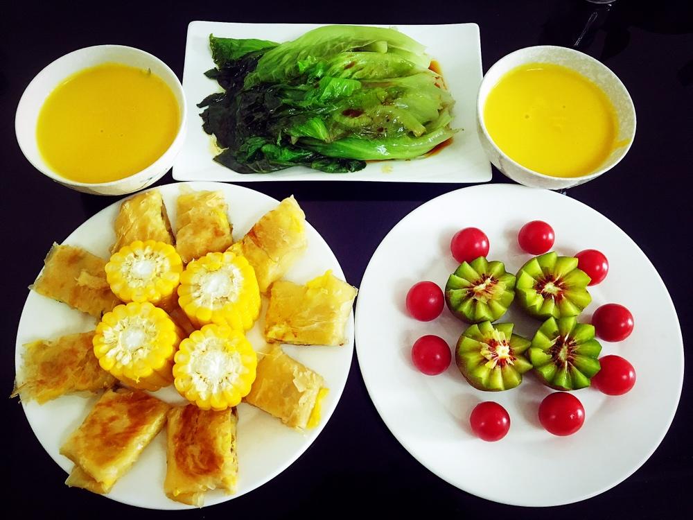 简单快手蔬菜鸡蛋煎饼