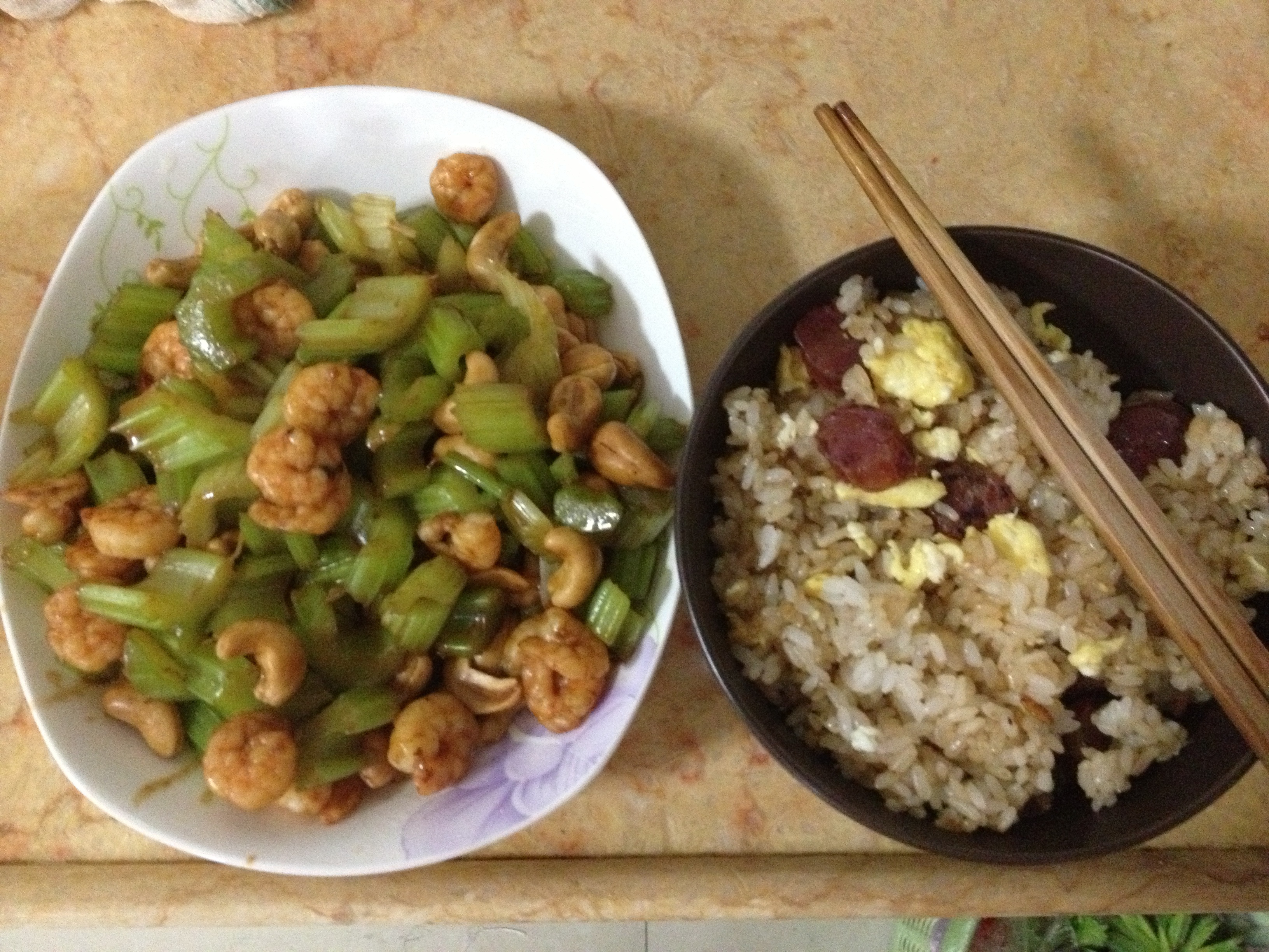 西芹虾仁