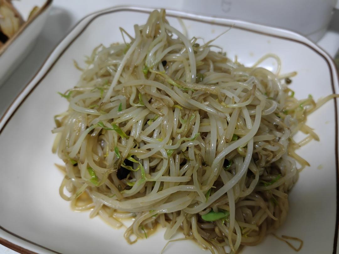 清炒豆芽