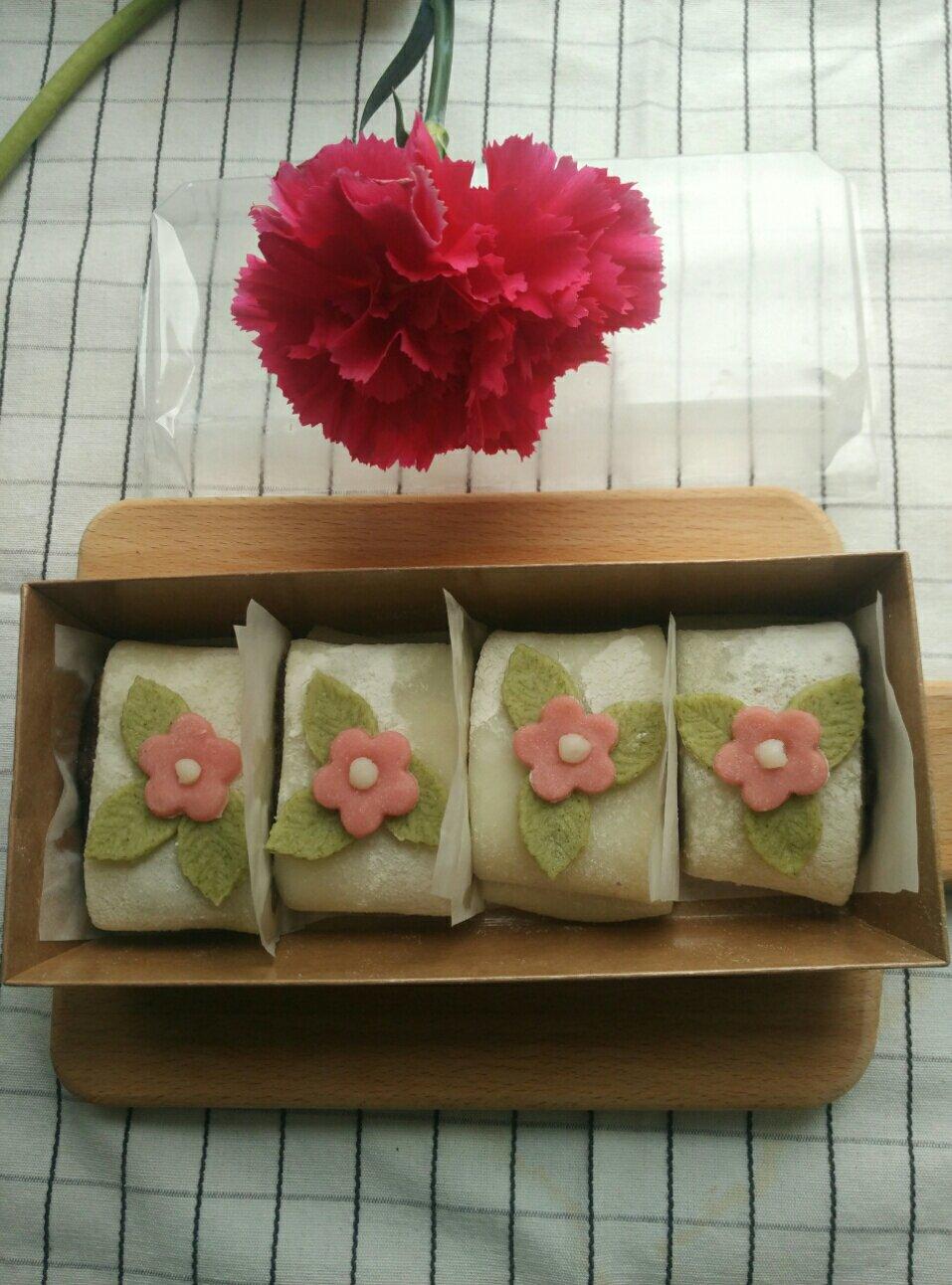 豆沙糯米卷