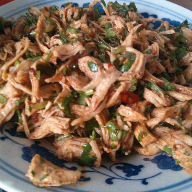 减脂健身｜凉拌手撕鸡丝（香辣&麻油版）