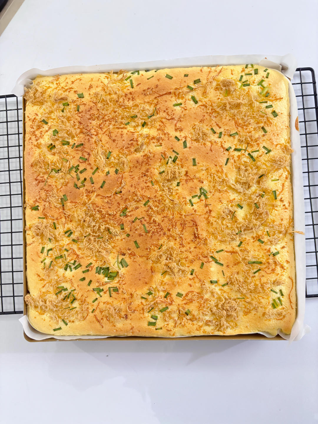 香葱肉松肥蛋糕卷～