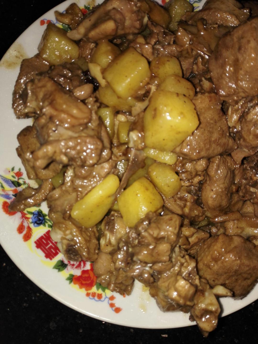 鸭肉炖土豆（无油版）