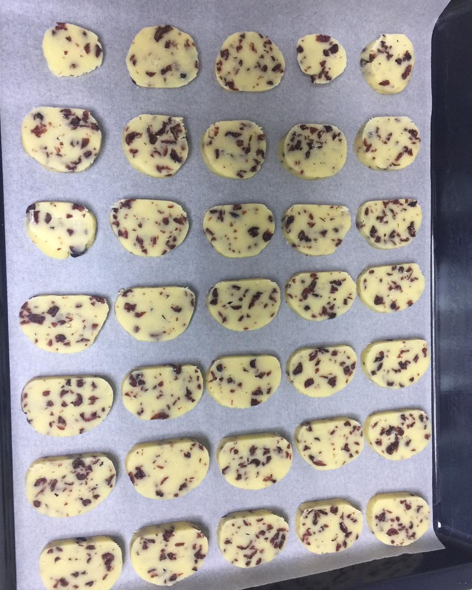 低糖少油版蔓越莓饼干