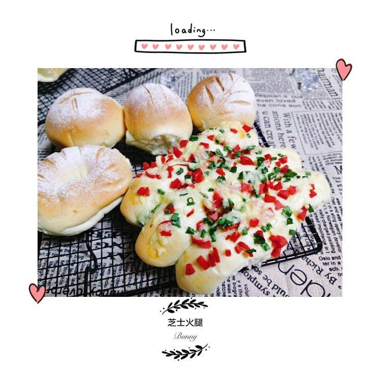 香葱芝士面包（一次发酵）