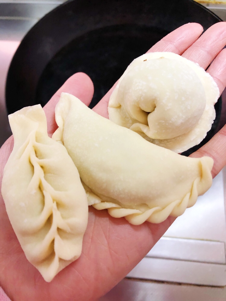 三种基本花式饺子包法🥟（附视频）的做法