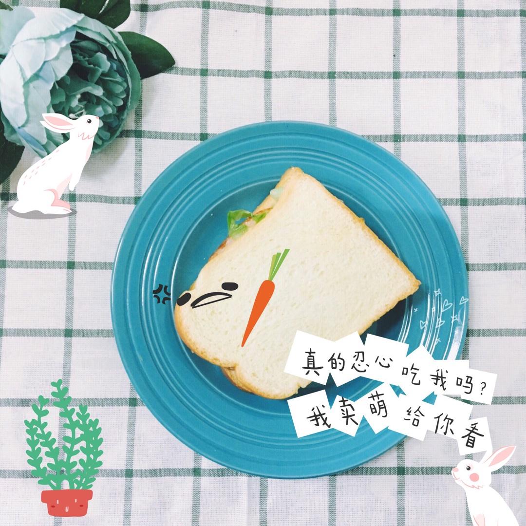 快手三明治的做法