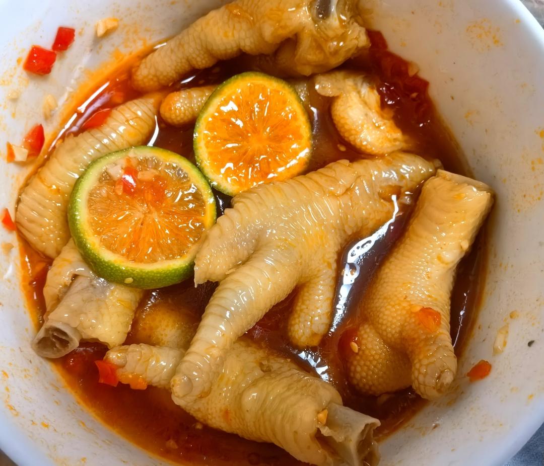 酸辣柠檬🍋凤爪的做法