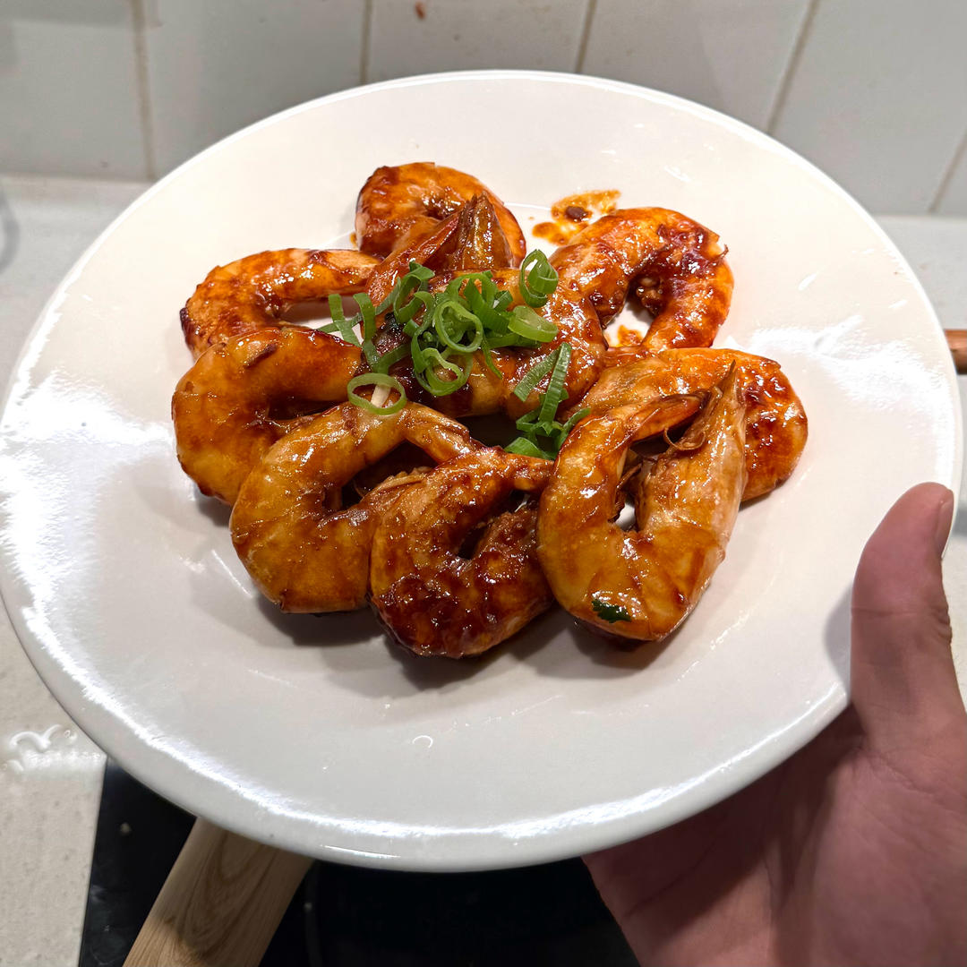 家庭版油焖大虾
