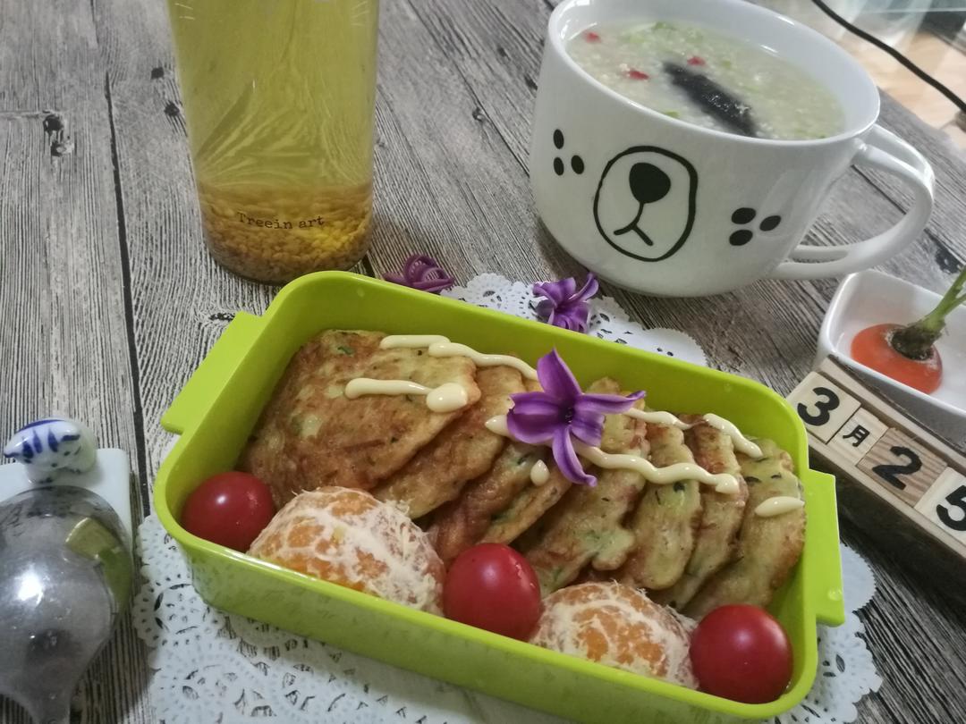 南瓜培根鸡蛋饼的做法