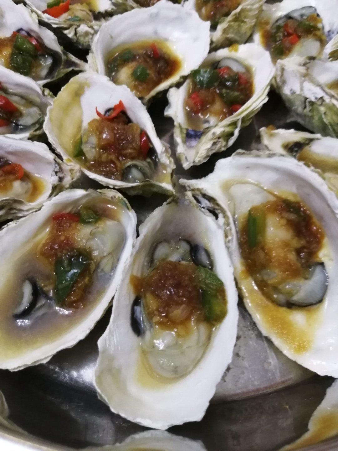 超简单～蒸蒜蓉生蚝