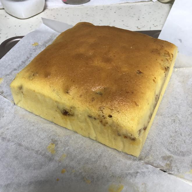 古早味蛋糕-咸蛋黄肉松的做法