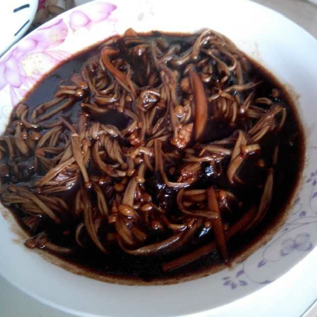 酱炒金针菇