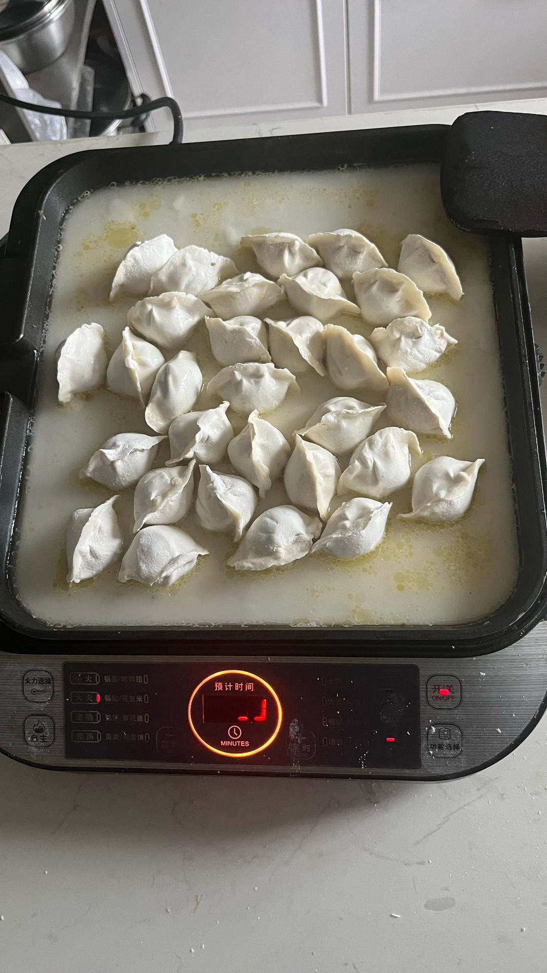 冰箱冷冻水饺做煎饺