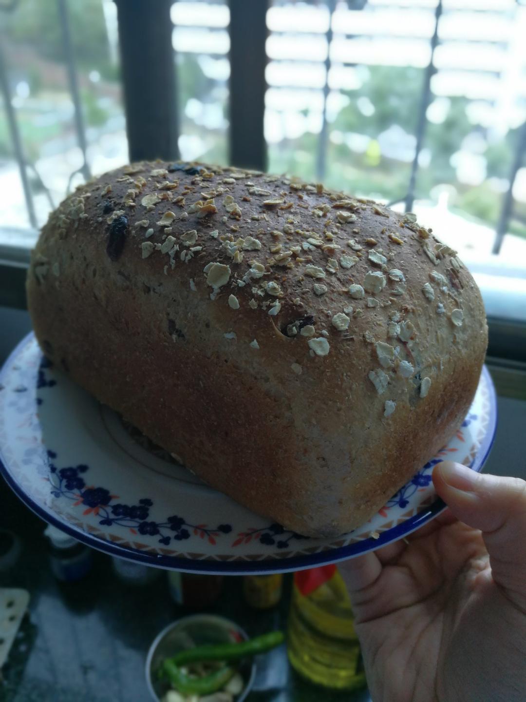 低卡黑麦全麦吐司