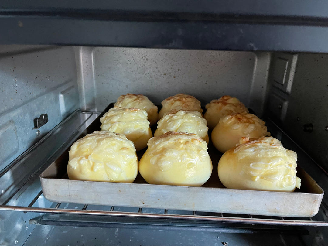 锁死这个配方｜黄金芝士肉松面包｜好吃迷糊了