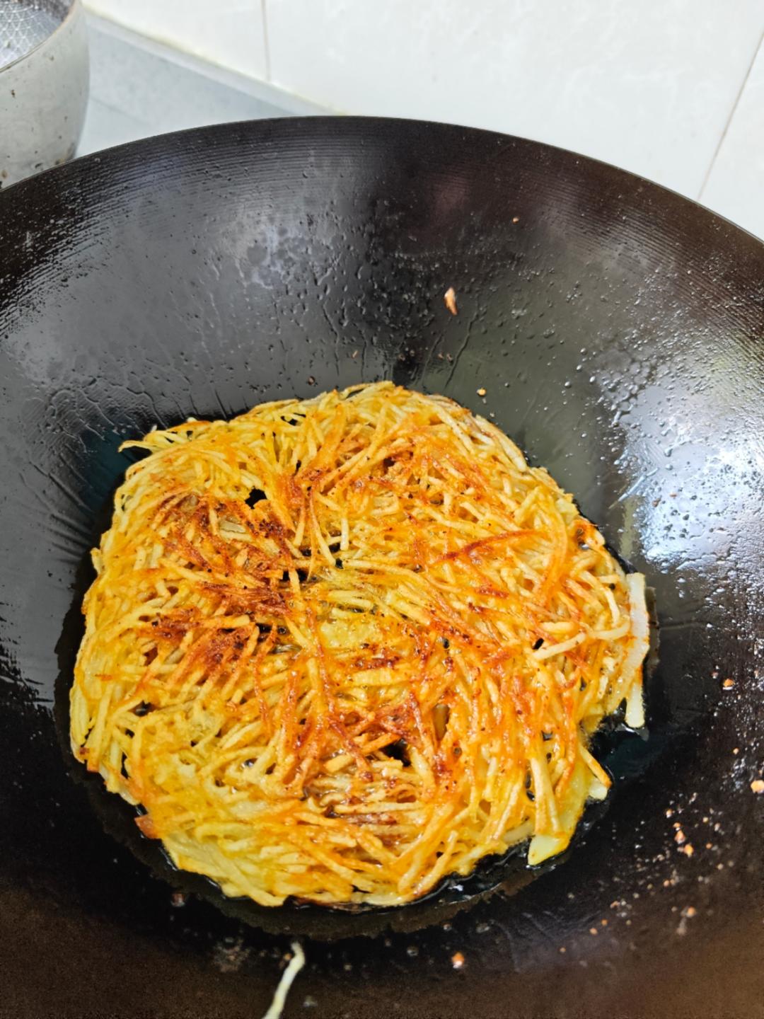 香煎土豆丝饼（超简单）