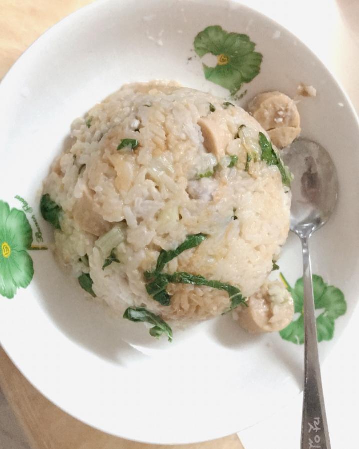 晴朗-148做的电饭煲芋头饭