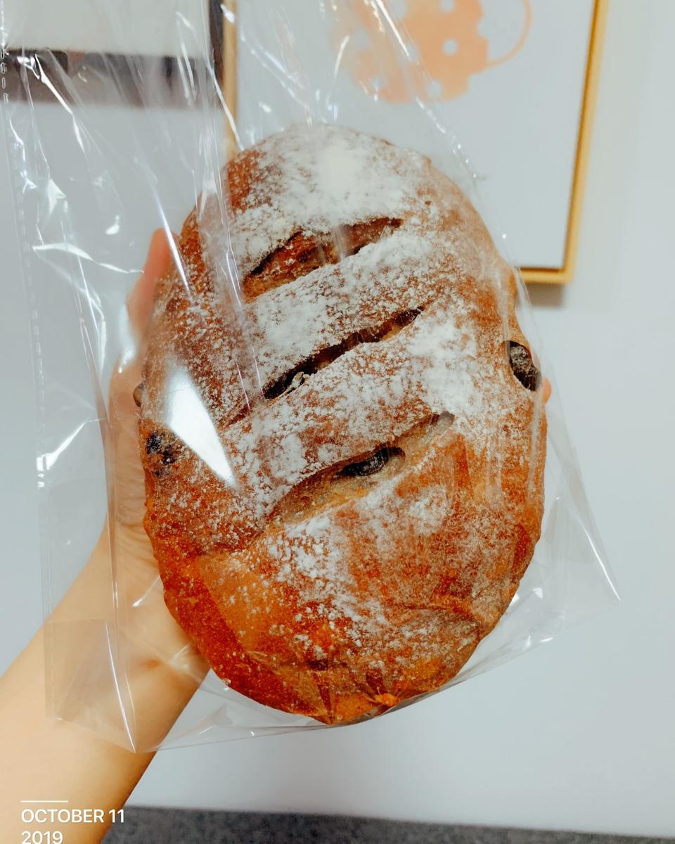 全麦蔓越莓核桃软欧包