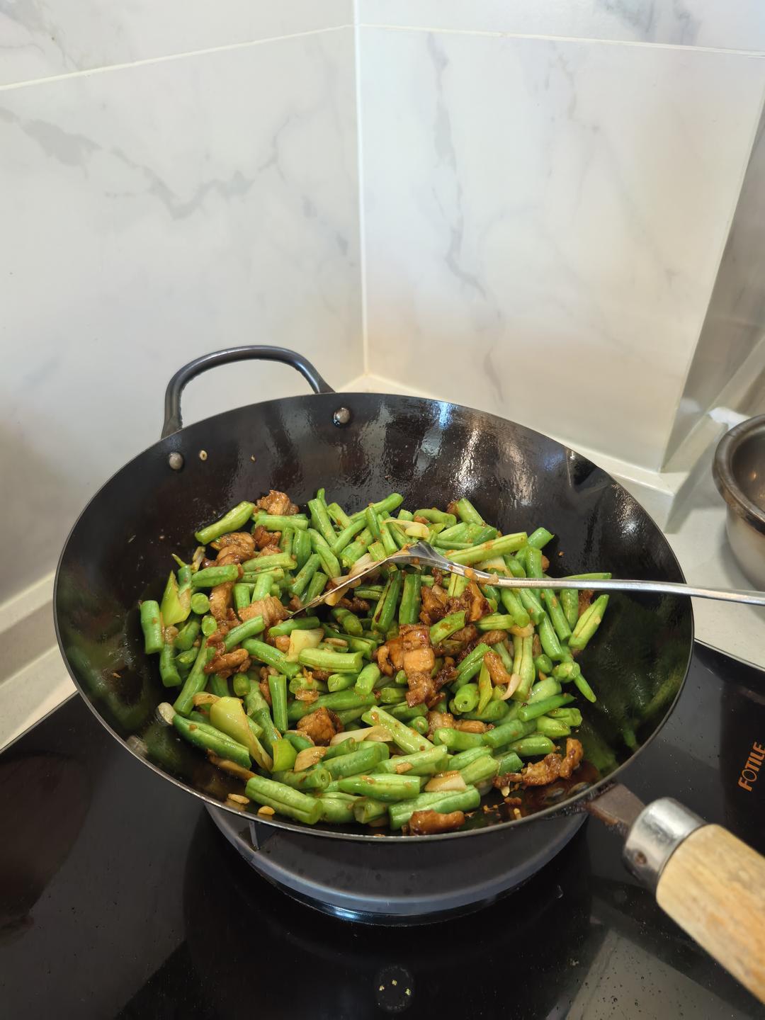 北京家常扁豆面的做法 步骤9