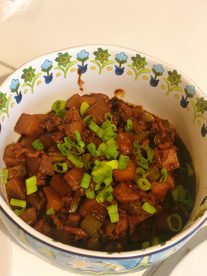 ㊙️香菇土豆肉沫拌饭❗️比外卖还好吃