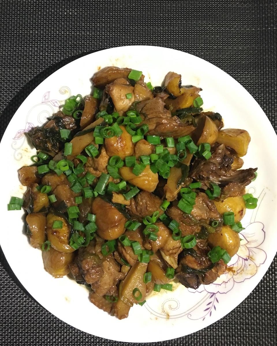 板栗烧鸡