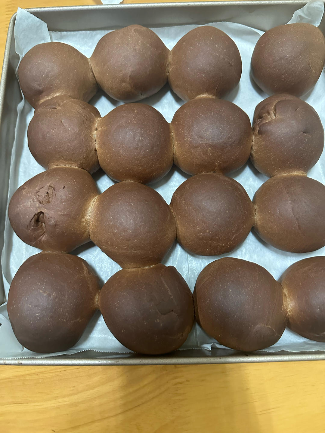 MM 巧克力可可流心小餐包○软面包