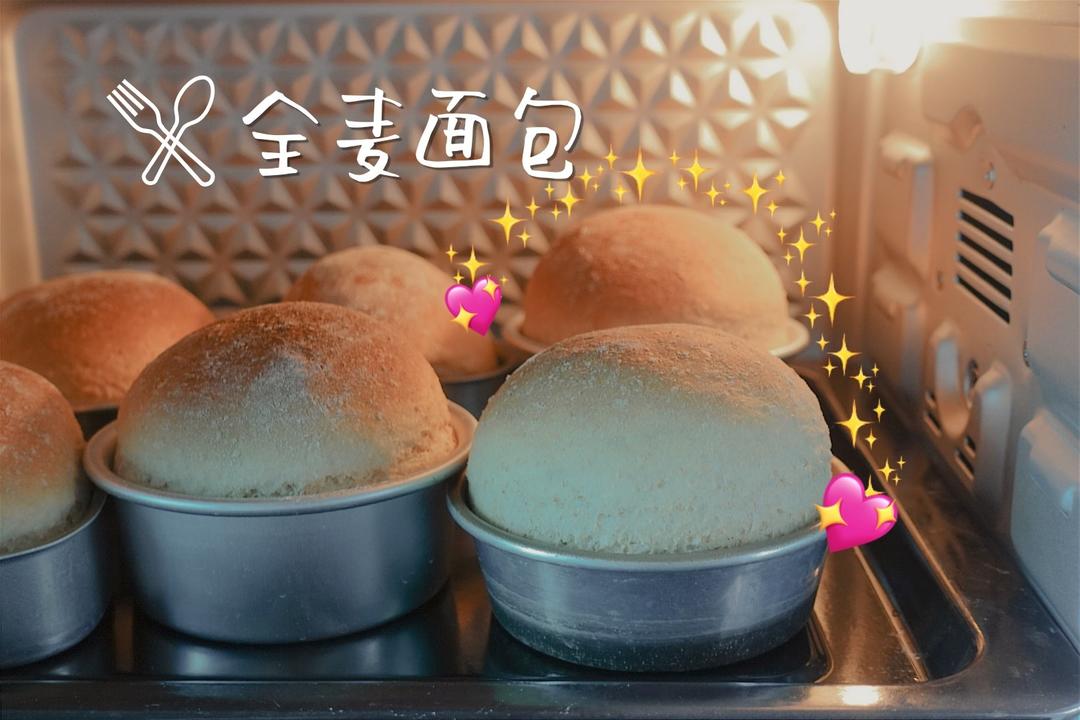 全麦拉丝吐司                              一次发酵就成功