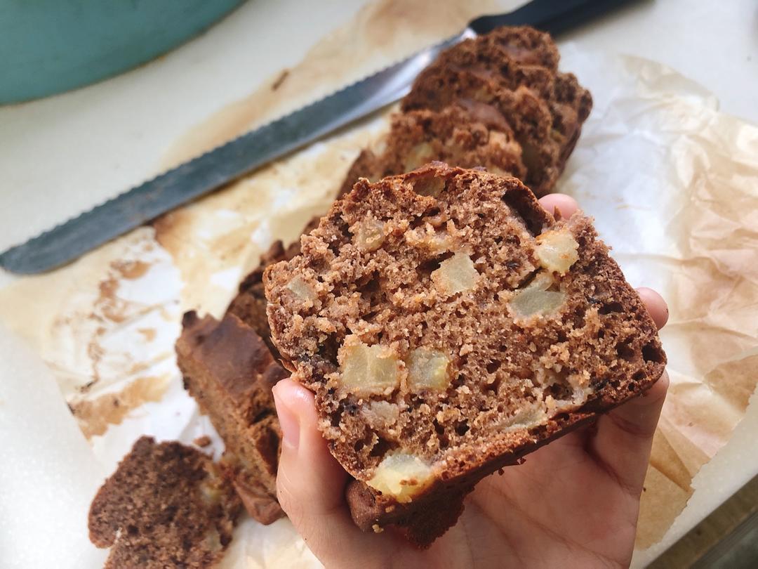 苹果核桃早餐软糕（无麸质）丨健康·烘焙