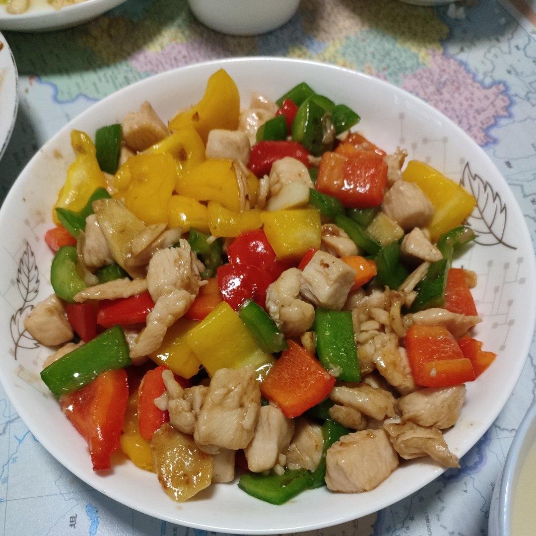 超有食欲的彩椒鸡胸肉😬关键还吃不胖呀