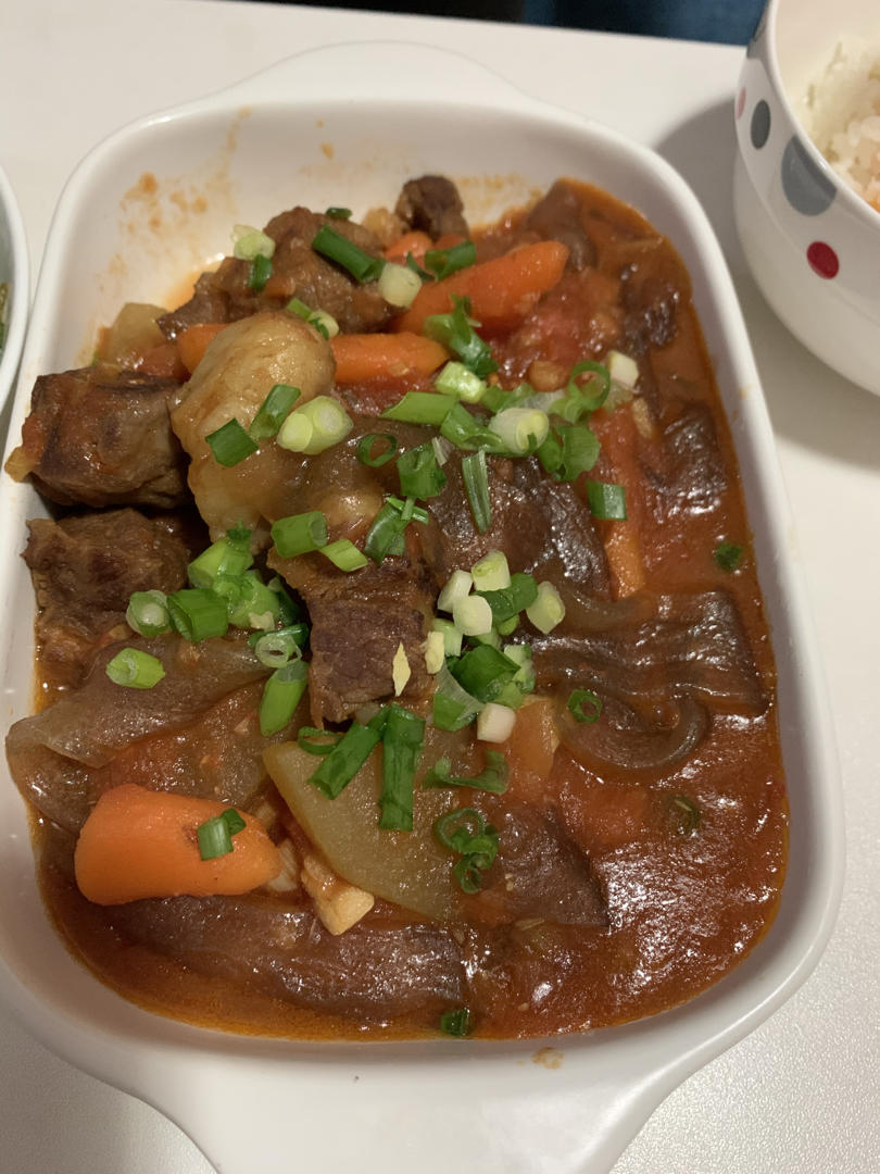 番茄土豆炖牛腩