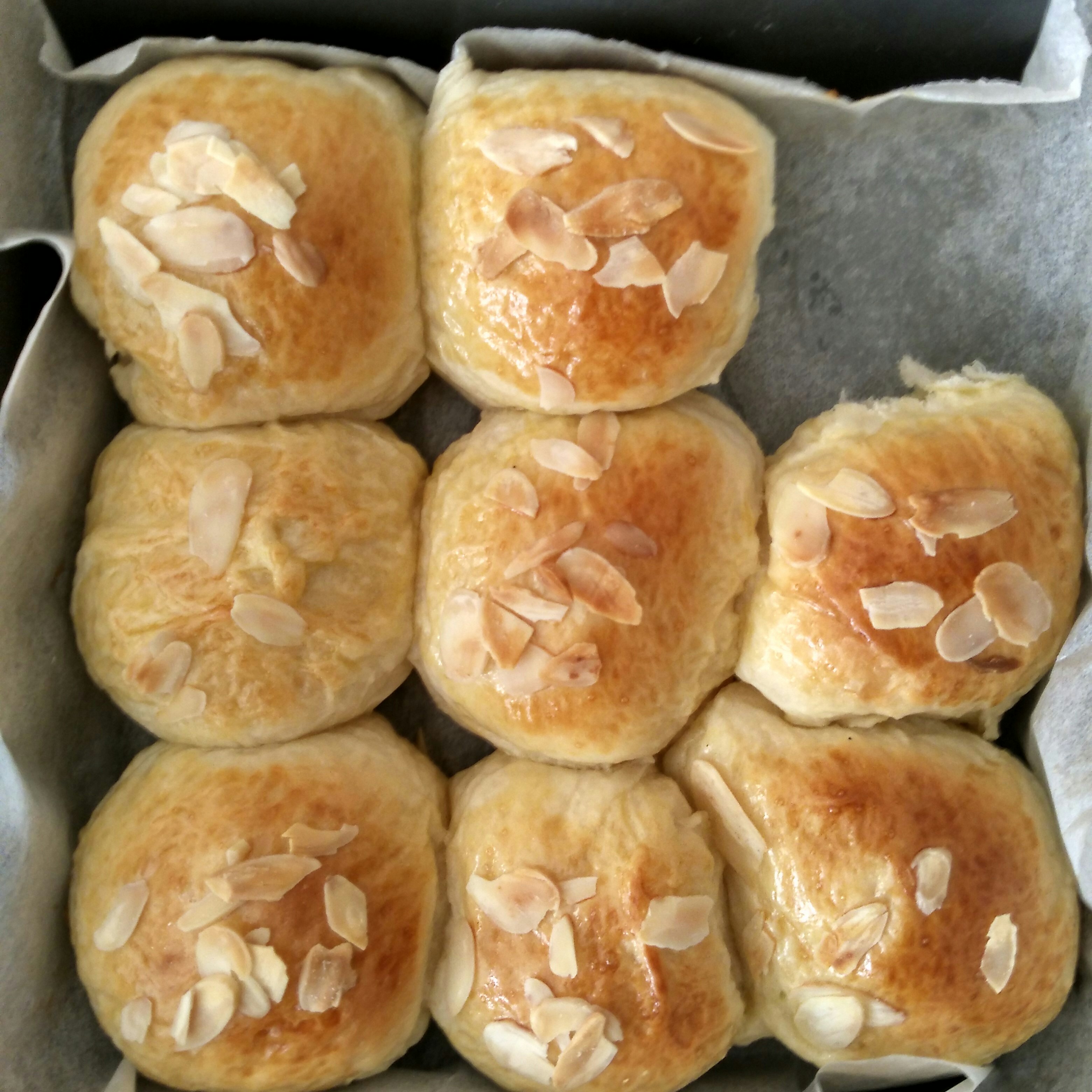 鲜奶油小餐包（一次发酵）