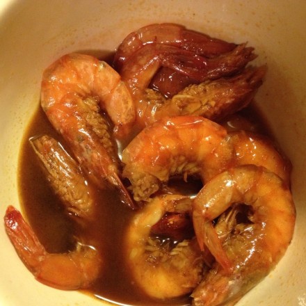 葱烧啤酒虾