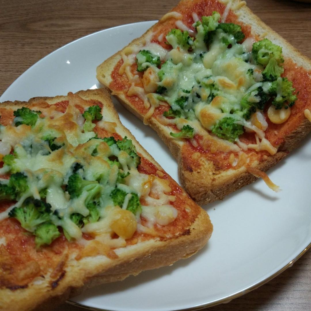 吐司培根小批萨