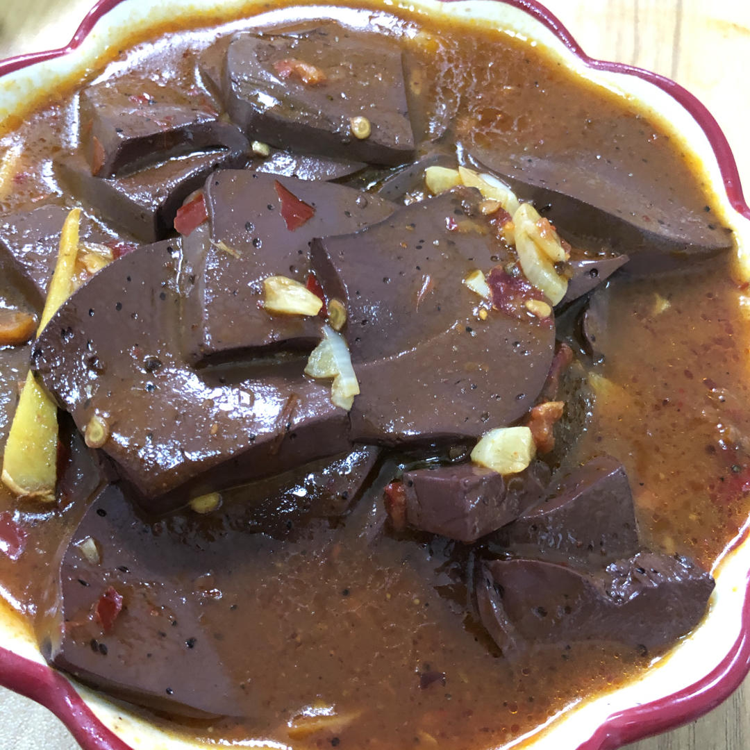 无敌好吃入味红烧猪血