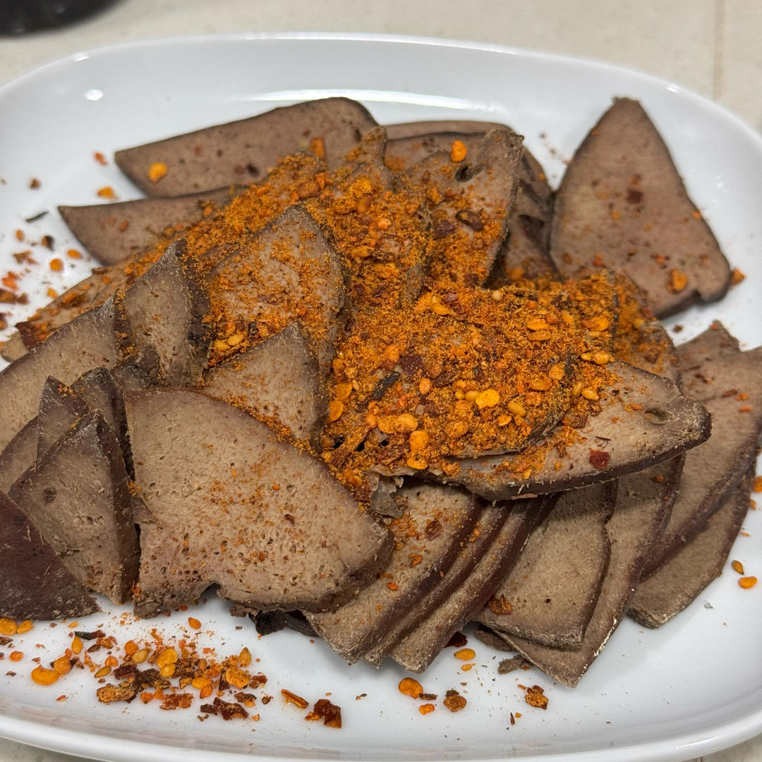 【下酒菜，煲剧菜 】盐焗猪肝