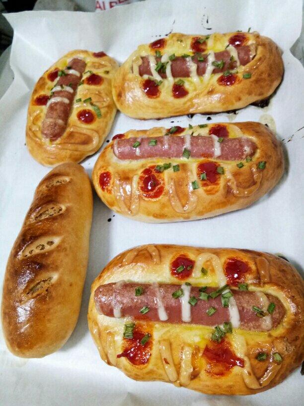 热狗面包
