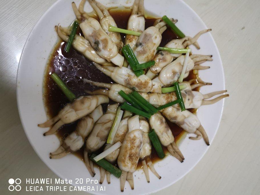 葱油蛏子，只要你买到鲜肥的蛏子，这道菜你就成功了99%