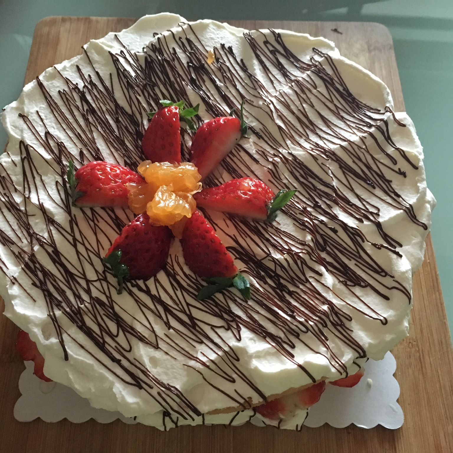 圣诞呆萌裸蛋糕