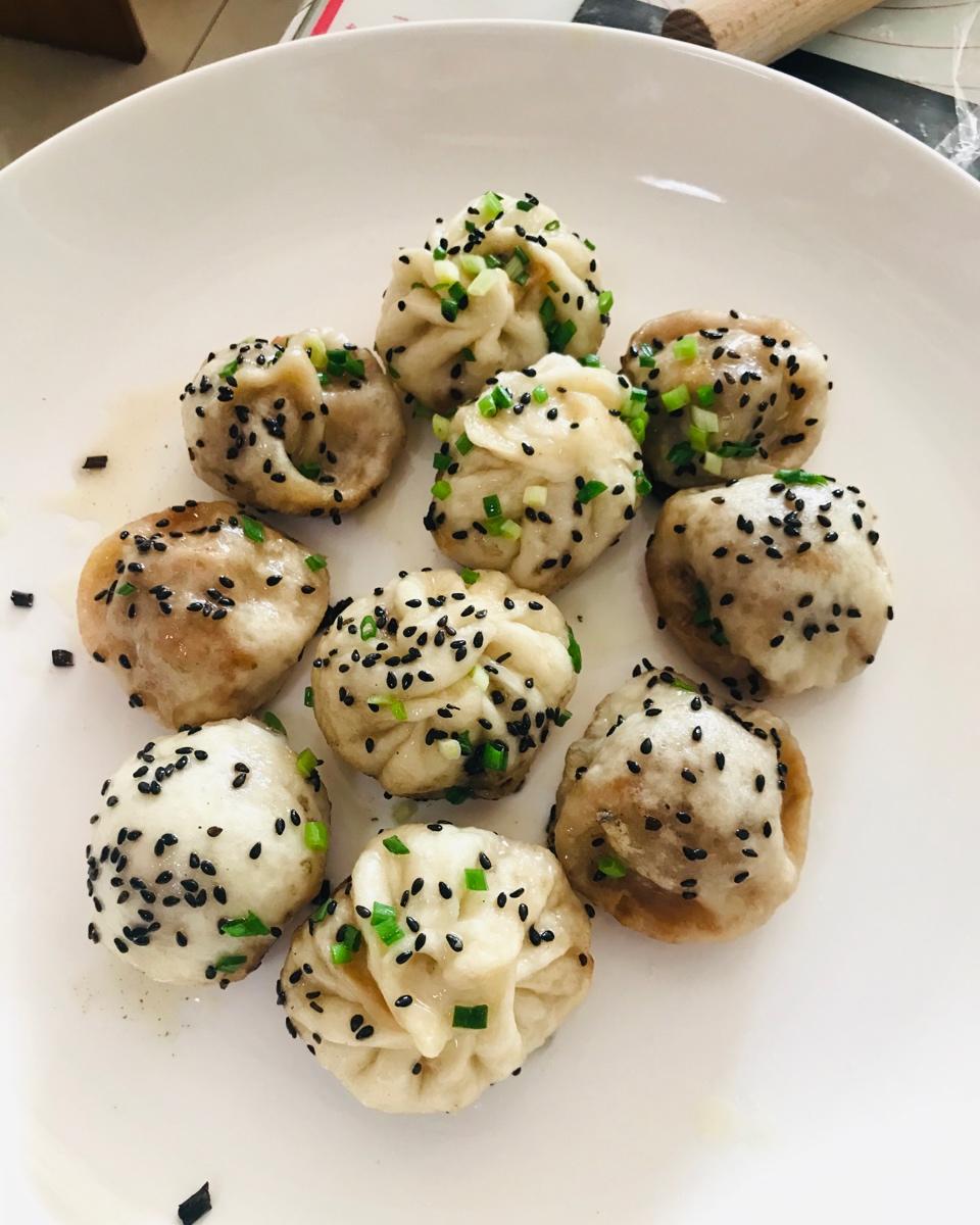 小时候的生煎包