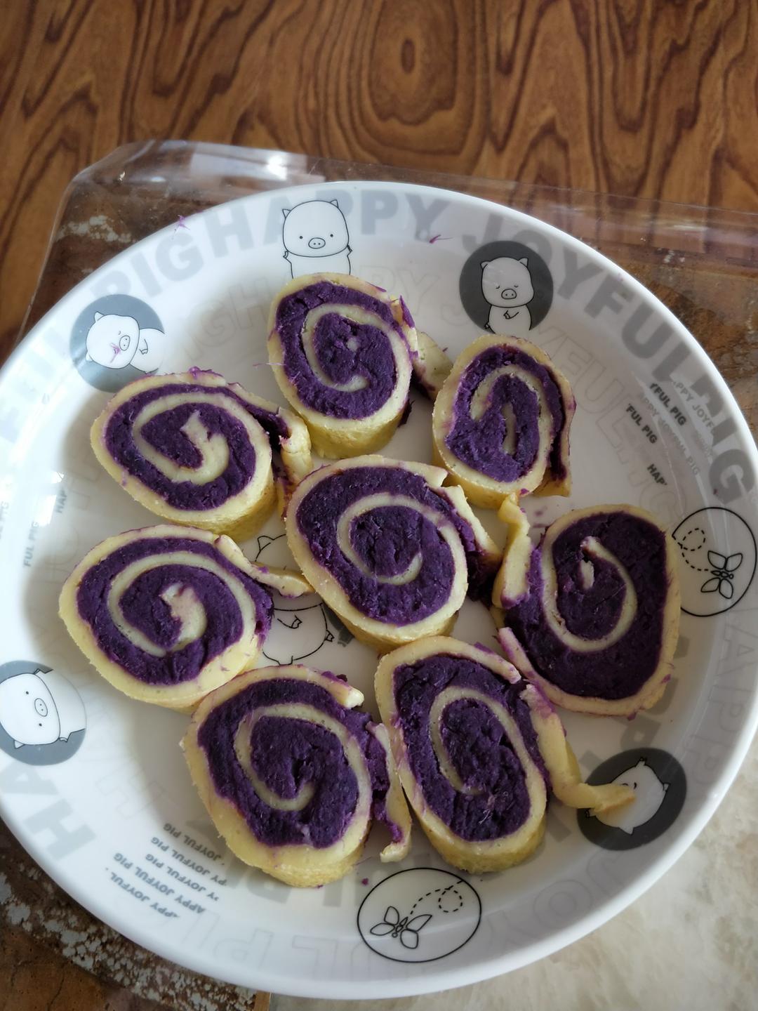 紫薯蛋卷  宝宝健康食谱