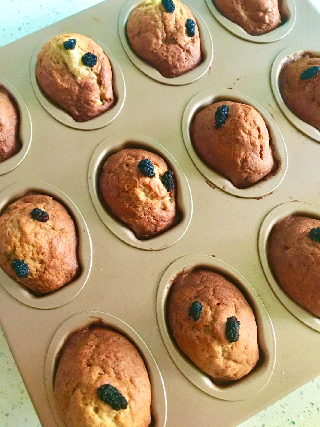 无泡打粉超香香蕉马芬