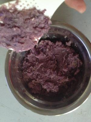 紫薯糖油糍粑的做法 步骤2