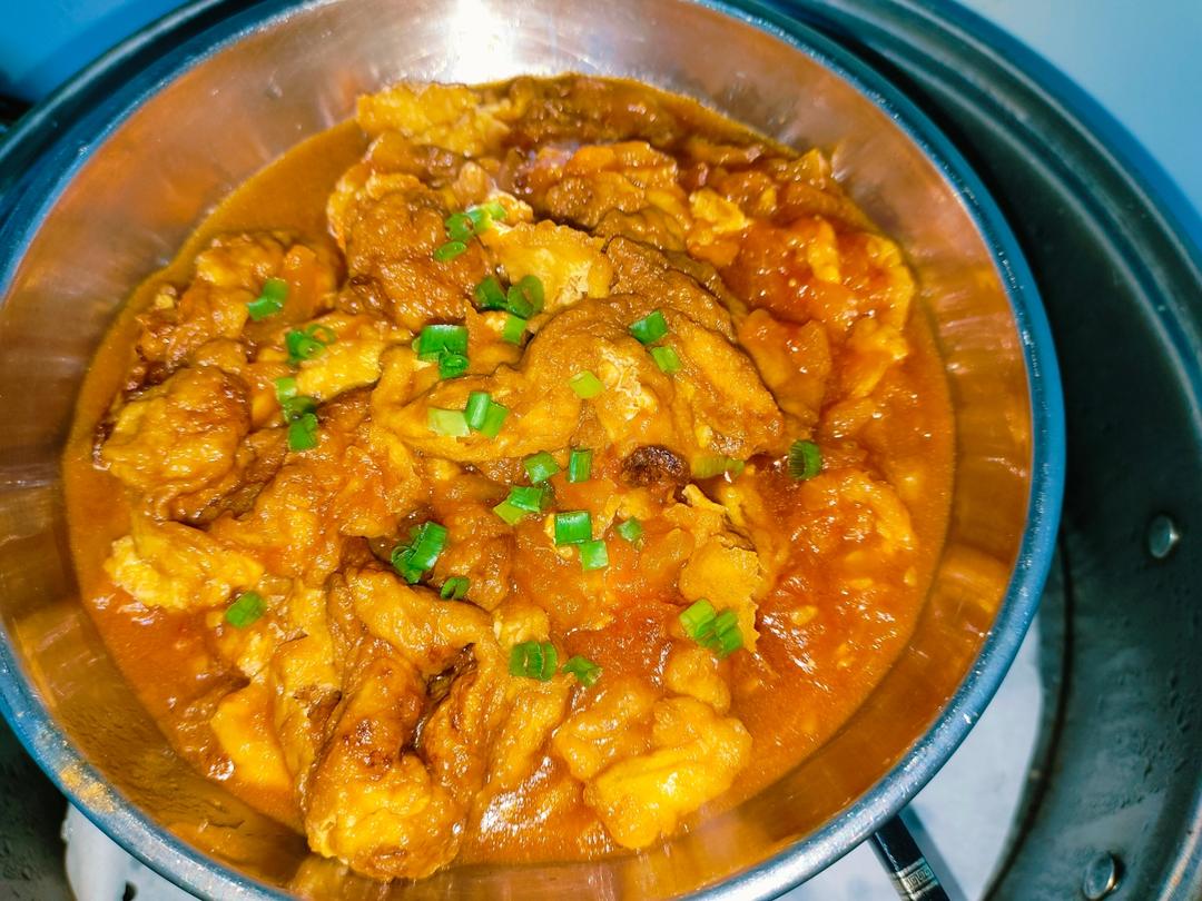 下饭神器——茄汁炸蛋